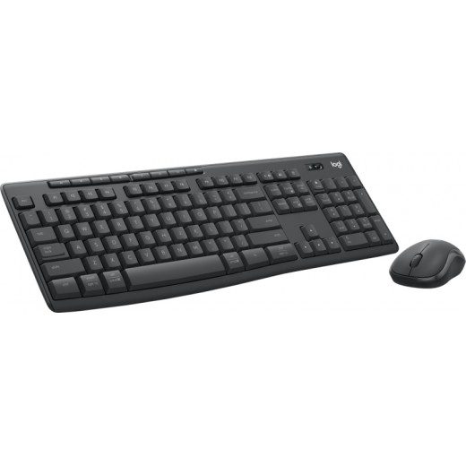Logitech MK370 Pack Inalambrico USB Teclado Multimedia + Raton 1000dpi 3 Botones - Uso Ambidiestro - Color Negro