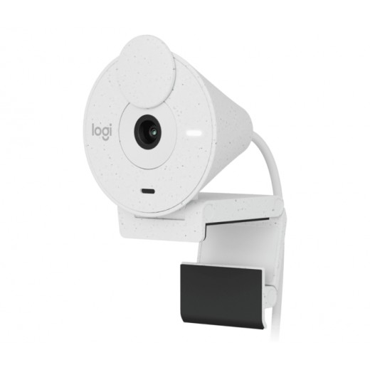Logitech Brio 300 Webcam Full HD - 2 Megapixeles - Campo Visual 70Âº - Color Blanco Crudo