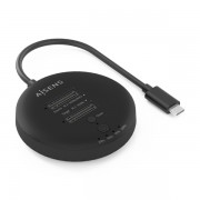 Aisens ASDS-2M2N05 Estacion de Docking de Doble Bahia M.2 NVME a USB-C 3.2 Gen2x2 - Clone - Color Negro