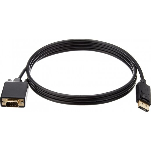 Urban Factory Adaptador DP Macho a VGA - Color Negro