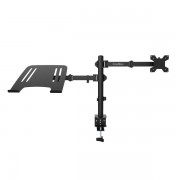 Coolbox MP01 Soporte de Mesa Giratorio e Inclinable para Portatil y Monitor/TV 8Kg de Hasta 32" - Color Negro