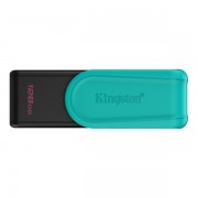 Kingston DataTraveler Exodia Memoria USB 128GB - USB 3.2 Gen 1 - Tapa Giratoria - Color Turquesa