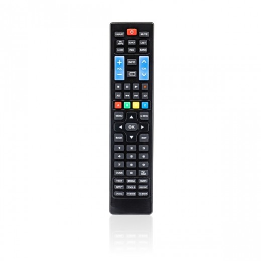 Ewent Mando a Distancia Compatible con Televisores LG y Samsung - Color Negro