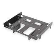 Ewent Soporte de Montaje Adaptador de 5.25" HDD/SSD de 2.5 y 3.5" - Permite Montaje de HDD/SSD de 2.5 y 3.5" - Color Titanium