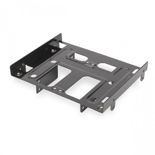 Ewent Soporte de Montaje Adaptador de 5.25" HDD/SSD de 2.5 y 3.5" - Permite Montaje de HDD/SSD de 2.5 y 3.5" - Color Titanium