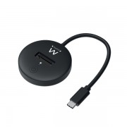 Ewent Estacion de Docking para SSD M.2 NVME - Soporte UASP y TRIM - Cable de 50cm - Color Negro