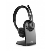 Urban Factory Movee Pro Auriculares Bluetooth 5.2 - Soporte de Carga - Microfono con Reduccion de Ruido Ambiental - Color Negro