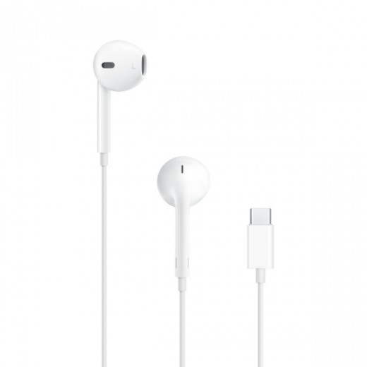 Apple EarPods Auriculares Binaurales USB-C - Microfono Integrado - Control de Volumen - Color Blanco