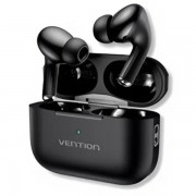 Vention Echo Lite E11 Auriculares Bluetooth 5.4 con Estuche de Carga - True Wireless - 6h Autonomia - Color Negro