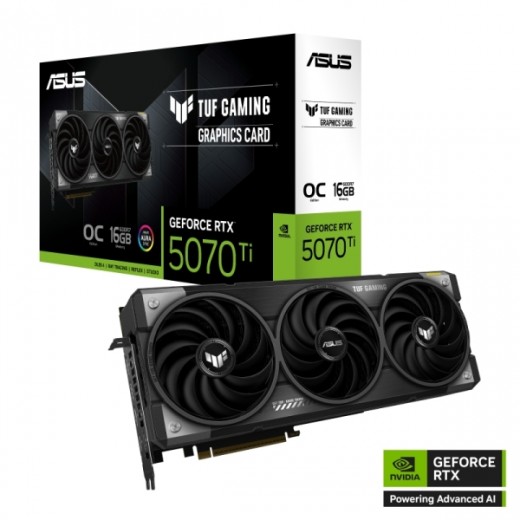 Asus TUF GeForce Gaming RTX5070TI-O16G Tarjeta Grafica 16GB GDDR7 OC Edition