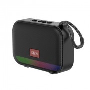 XO F66 Altavoz Bluetooth - 5W - USB y MicroSD - RGB - Color Negro