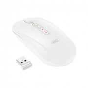 XO M13 Raton Inalambrico - Bluetooth y RF 2.4GHz - 1600DPI - Color Blanco