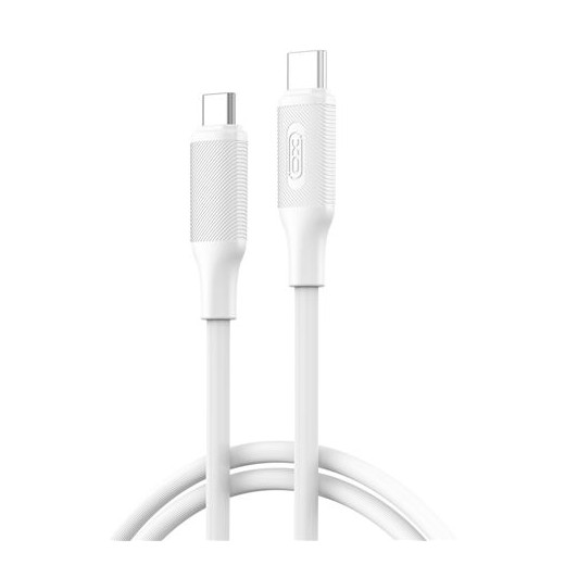 XO NBQ265B Cable USB-C Macho a USB-C Macho - 1m - 60W - Color Blanco