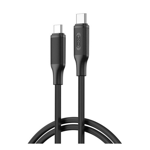 XO NBQ265B Cable USB-C Macho a USB-C Macho - 1m - 60W - Color Negro