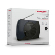 Thomson RT350 Radio FM Portatil Analogica - Color Negro