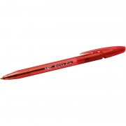 Bolígrafo de tinta de aceite retráctil bic cristal clic 8507341/ rojo