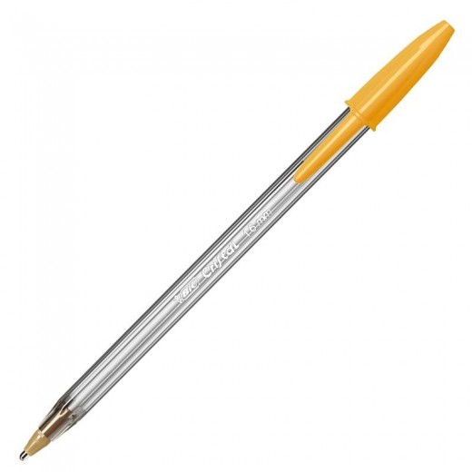 Bolígrafo de tinta de aceite bic cristal fun 937417/ naranja