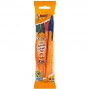 Bolígrafos de tinta de aceite bic orange fine 8308541/ 4 unidades/ colores surtidos