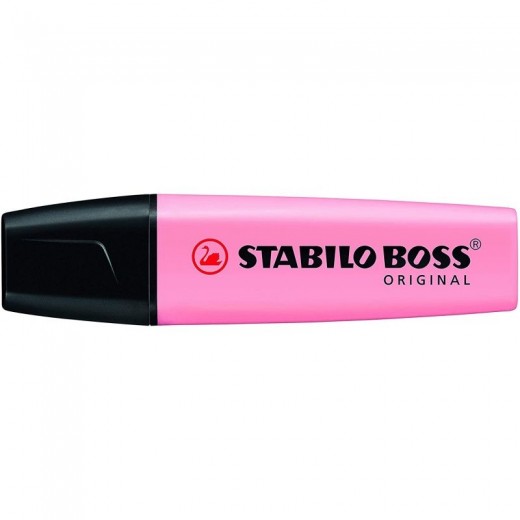 Marcador fluorescente stabilo boss original/ rosa