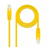 Nanocable Cable de Red Latiguillo RJ45 Cat.5e UTP AWG24 0.50m - Color Amarillo