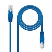 Nanocable Cable de Red Latiguillo RJ45 Cat.5e UTP AWG24 3m - Color Azul