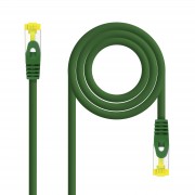 Nanocable Cable de Red Latiguillo RJ45 LSZH Cat.6a SFTP AWG26 1m - Color Verde