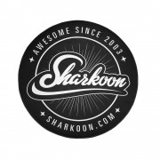 Sharkoon Floor Mat Alfombrilla de Suelo Redonda Gaming - Diseño Americano Vintage - Antideslizante - Tamaño1200x5mm