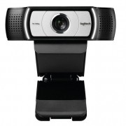 Logitech C930e Webcam HD 1080p - USB 2.0 - Microfonos Integrados - Enfoque Automatico - Angulo de Vision 90º - Color Negro/Pla