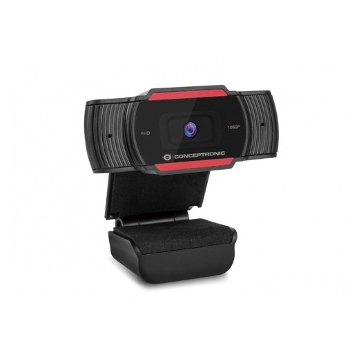 Conceptronic Amdis Webcam Full HD 1080p USB 2.0 - Microfono Integrado - Enfoque Fijo - Angulo de Vision 65º - Cable de 1.50m -