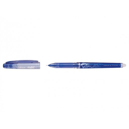 Pilot Boligrafo de gel borrable Frixion Point - Punta fina de aguja 0.5mm - Trazo 0.25mm - Grip ergonomico - Color Azul
