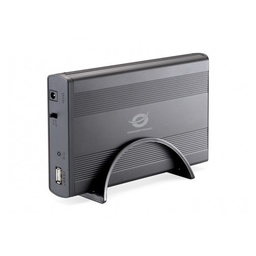 Conceptronic Caja Externa para Discos Duros Sata 3.5 pulgadas - USB 2.0 - 480Mps - Negro