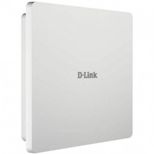 D-Link Punto de Acceso WiFi AC1200 PoE Dual Band para Exterior - 5 GHz/2.4GHz - Tasa de Transferencia Max. 867 Mbps - 2 Puertos