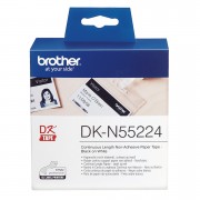 Brother DKN55224 - Etiquetas No Adhesivas Originales de Tamaño personalizado - Ancho 54mm x 30
