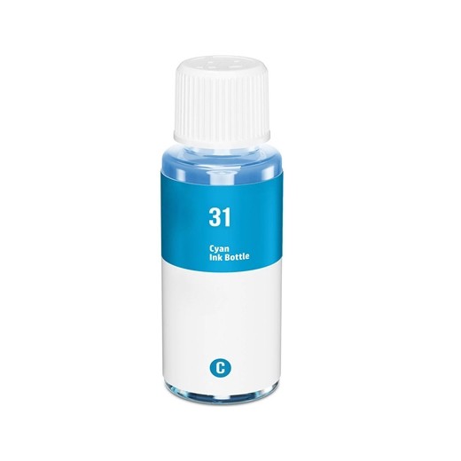 HP 31 Cyan Botella de Tinta Generica - Reemplaza 1VU26AE