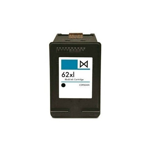 HP 62XL Negro Cartucho de Tinta Remanufacturado - Reemplaza C2P04AE/C2P05AE