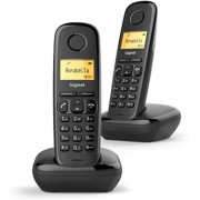 Gigaset A170 Duo Telefono Inalambrico Dect + 1 Supletorio - Identificador de Llamadas - Bloqueo de Teclado - Control de Volumen