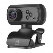 Scorpion Webcam HD 1080p USB 2.0 - 5.0 Megapixeles - 3 Luces LED - Microfono Incorporado - Giro 360º - Angulo de Vision 80º -