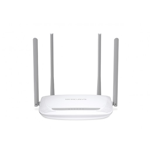 Mercusys Router Inalambrico N 300Mbps - 4 Puertos 10/100Mbps - 4 Antenas 5dBi - Tecnologia 2x2 MIMO - Hasta 500m2 cobertura WiF