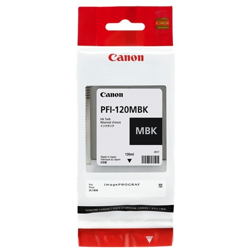 Canon PFI120 Negro Mate Cartucho de Tinta Original - 2884C001