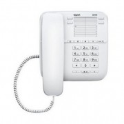 Gigaset DA410 Telefono Fijo para Pared o Sobremesa - Manos Libres - 4 Teclas de Marcacion Directa - Control de Volumen