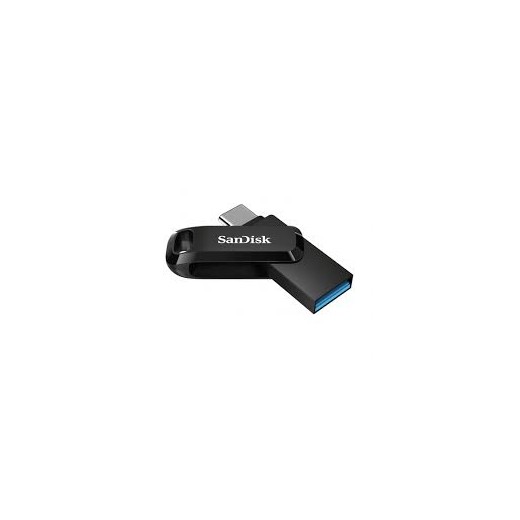 Sandisk Ultra Dual Drive Go Memoria USB-C y USB-A 64GB - Hasta 150MB/s de Lectura - Color Negro (Pendrive)