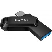 Sandisk Ultra Dual Drive Go Memoria USB-C y USB-A 256GB - Hasta 150MB/s de Lectura - Color Negro (Pendrive)