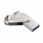 Sandisk Ultra Dual Drive Luxe Memoria USB-C y USB-A 32GB - Hasta 150MB/s de Lectura - Diseño Metalico (Pendrive)