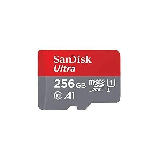 Sandisk Ultra Tarjeta Micro SDXC 256GB UHS-I U1 A1 Clase 10 120MB/s + Adaptador SD