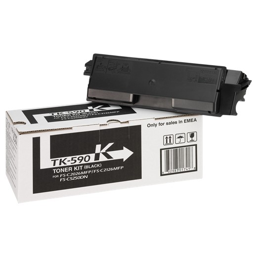 Kyocera TK590 Negro Cartucho de Toner Original - 1T02KV0NL0/TK590K