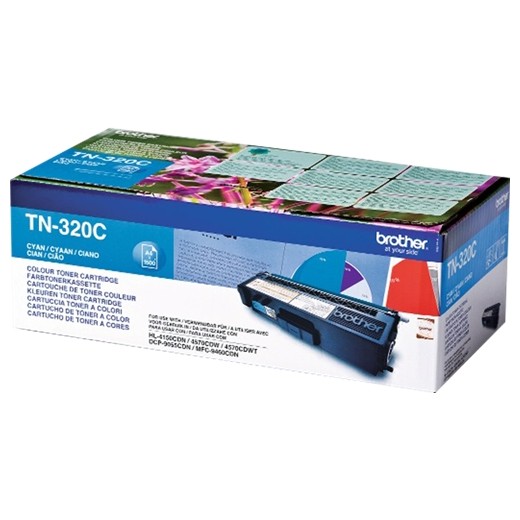 Brother TN320 Cyan Cartucho de Toner Original - TN320C