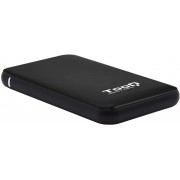 Tooq Carcasa Externa HDD/SDD 2.5 pulgadas hasta 9.5mm SATA USB 3.0/3.1 Gen 1 - Sin Tornillos - Color Negro