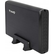 Tooq Carcasa Externa HDD 3.5 pulgadas SATA USB 2.0 con Soporte - Color Negro