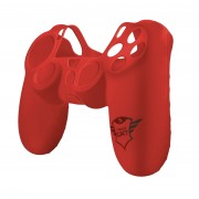 Trust Gaming GXT 744R Funda de Silicona para Mando PS4 - Color Rojo
