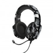 Trust Gaming GXT 323K Carus Auriculares con Microfono - Microfono Flexible - Diadema Ajustable - Amplias Almohadillas - Altavoc